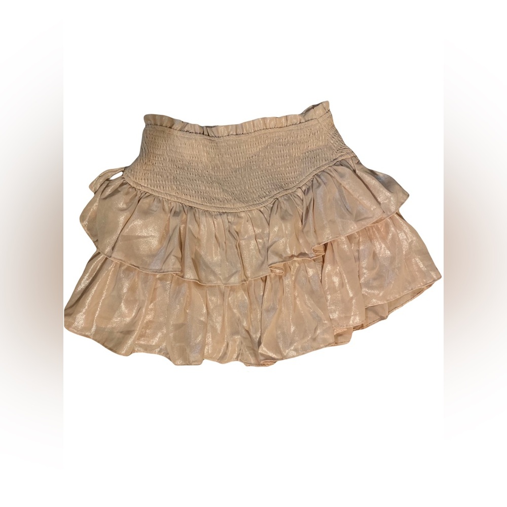 Mustard Seed Anthropologie Skort Tiered Size Small